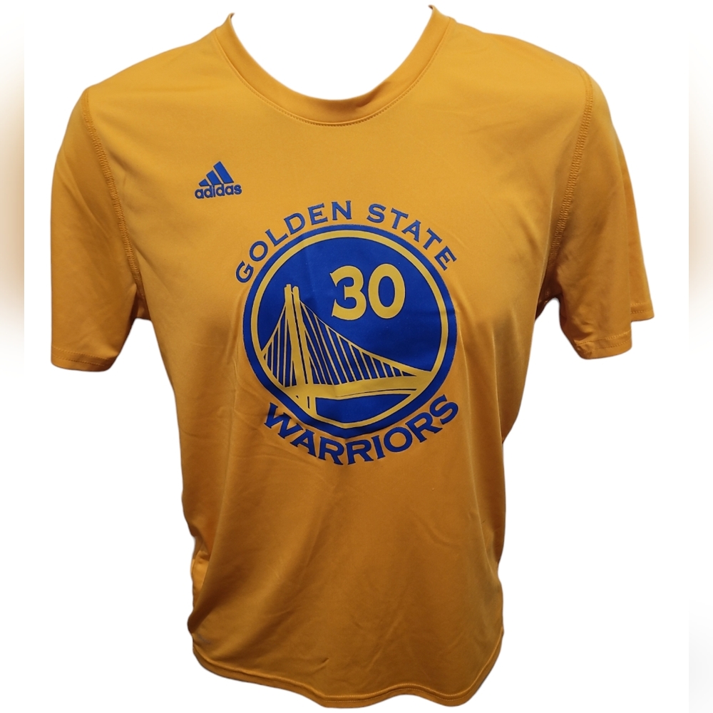 GOLDEN STATE WARRIORS #30 Steph Curry Youth Large Performance Shirt NBA Adidas
